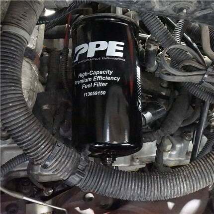 PPE Power High-Capacity Premium Efficiency Fuel Filter (2001-2016 GM Duramax) - 113059150