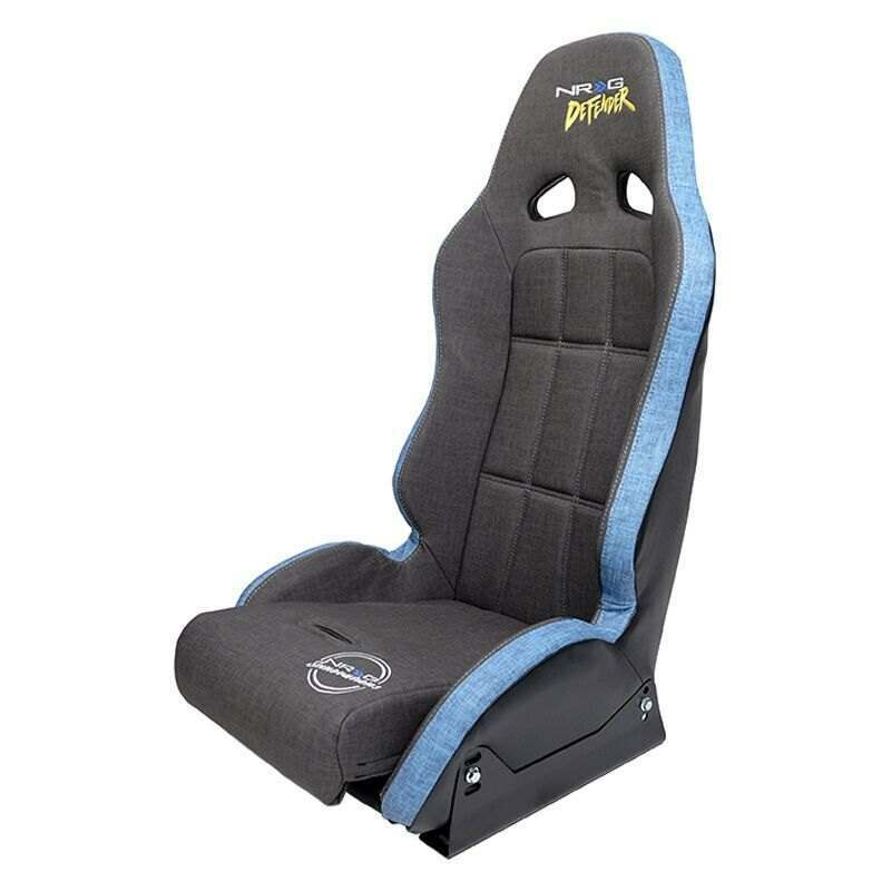 NRG GTS Retro Bucket Seat features Black PVC Leather, yellow stitching, Yellow Fiberglass back with glitter - PRI-100BK-ARCADE