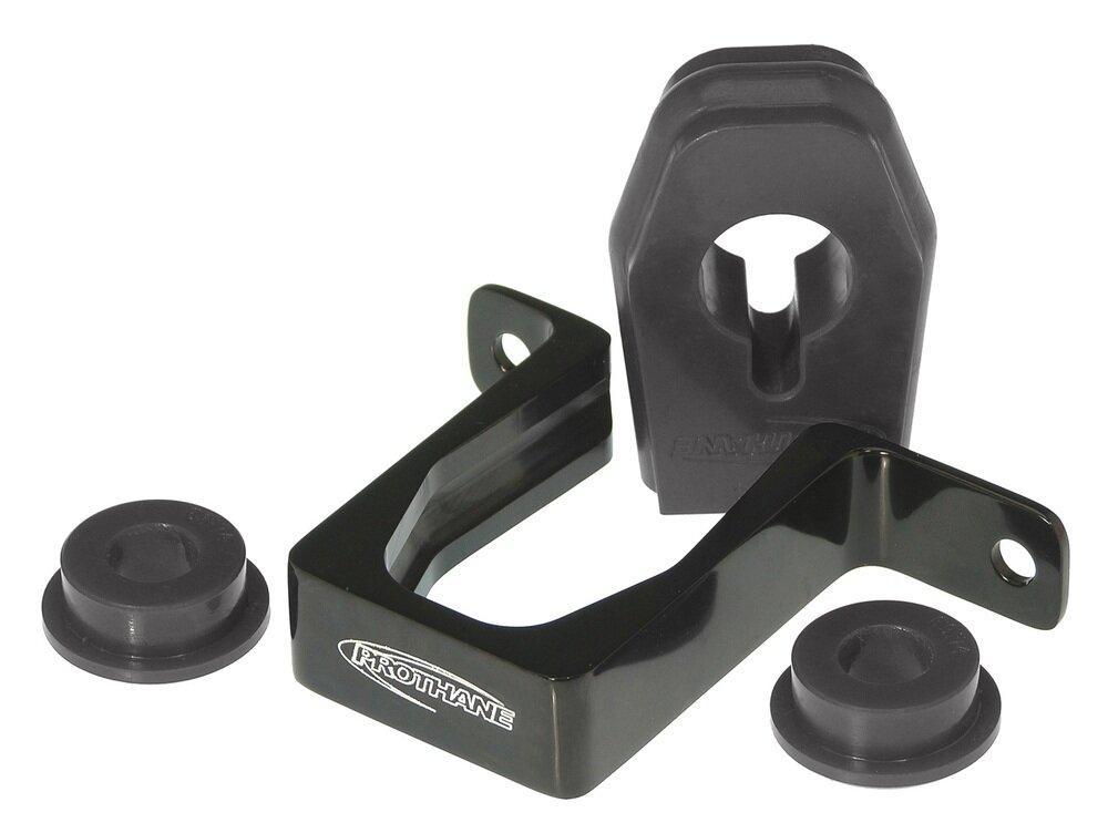 Prothane 2011-2014 Mustang Billet Shifter Bracket and Bushings (Black)