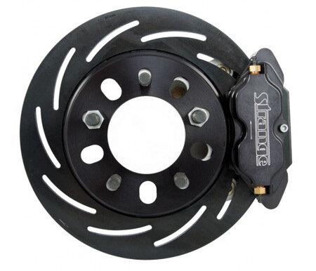 Strange B4148WC2 Pro Series II Front Brake Kit Soft Pads (2005-2014 Mustang)