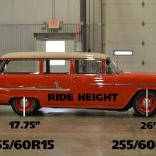 Ridetech Composite Leaf Springs And HQ Shocks For 1955-1957 Chevy Wagon. - 11024810