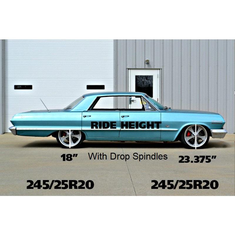 Ridetech Front Dual Rate Springs, Stock Height For 1958-1964 Impala With Big Block. - 11052351