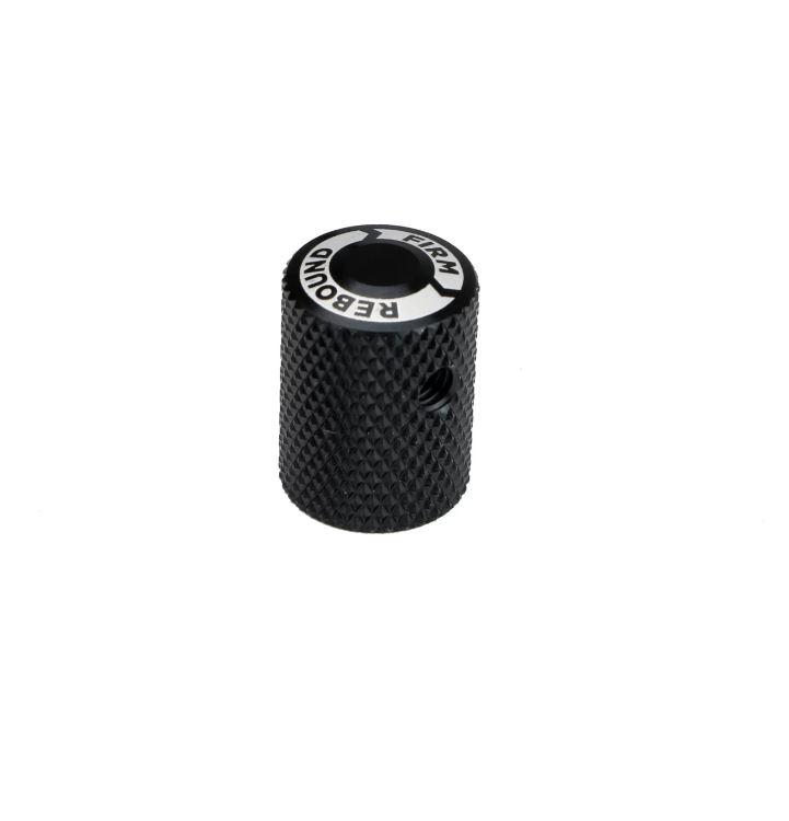 Ridetech Long Rebound Knob For Ridetech HQ Shocks, Aluminum, Black. - 210-35-153-2