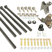 Ridetech Parallel Four Link , Universal Weld-In With Black Powder Coated Bars. - 18988899