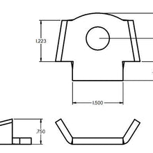 Ridetech Shock Tab With 5/8" Hole. - 90000087