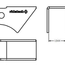 Ridetech Tri Link Frame Rod End Bracket, Uncoated. - 90000161