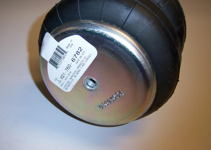 Ridetech Firestone 6873 Double Convoluted Air Spring, 8" Diameter With 1/4" NPT Port. - 90006873