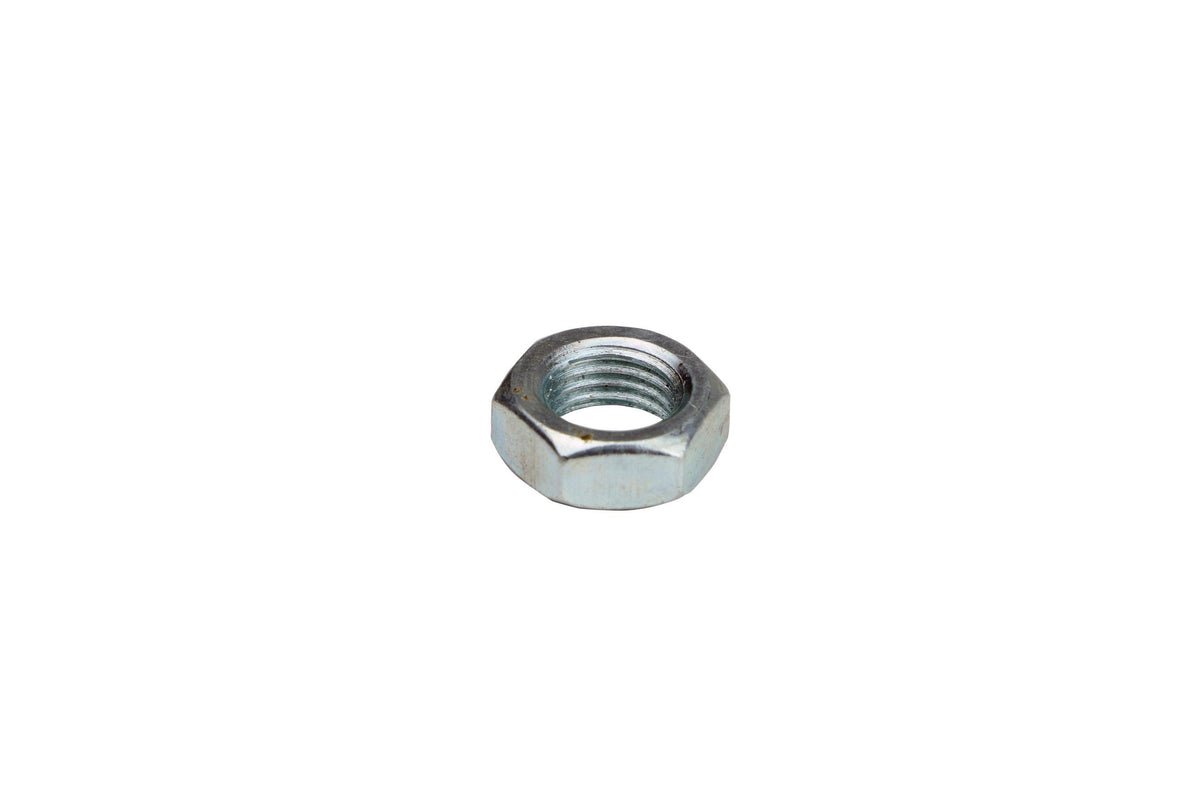 Ridetech Thin Jam Nut, 3/8-24, Zinc Plate. Used On Ridetech Smooth Body Shock Stem. - 99372006
