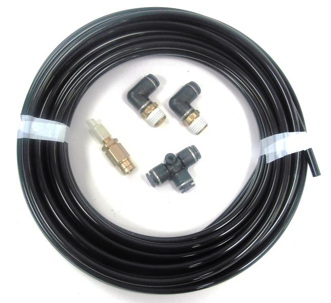 Ridetech Inflation Kit With 30Ft. 1/4" Airline, 2 1/4" NPT Elbows, 1 T And 1 Schrader. - 32000001