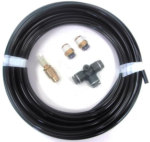 Ridetech Inflation Kit With 30Ft. 1/4" Airline, 2 1/4" NPT Straights, 1 T And 1 Schrader. - 32000004