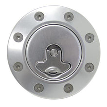 Ridetech Billet Aluminum Gas Cap, Universal Fit, Locking, Anodized Silver. - 81000034