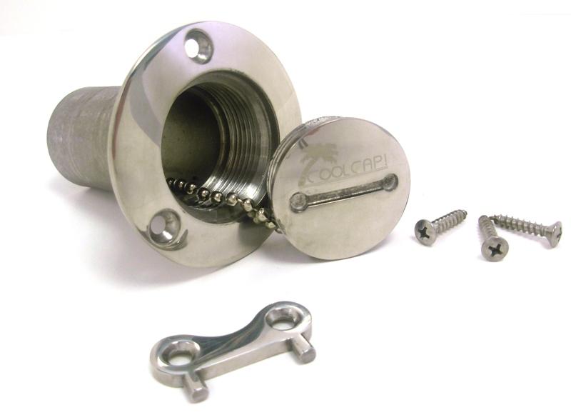 Ridetech Coolcap Gas Cap, Stainless Steel With 1.5" Neck. - 84000000