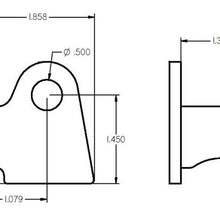 Ridetech Shock Bracket For 1.5" Tube. - 90000380