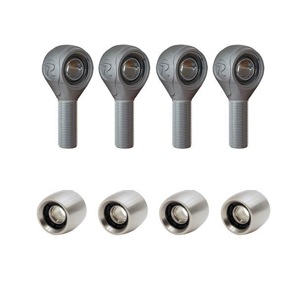 Ridetech R-Joint 8 Pack - Weld-On. Includes 4 RH Threaded R-Joints And 4 Weld On R-Joints - 11009518