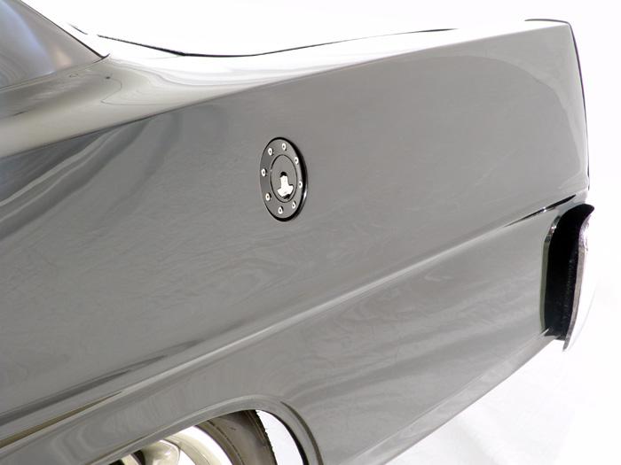 Ridetech Billet Aluminum Gas Cap, Universal Fit, Locking, Anodized Silver. - 81000034