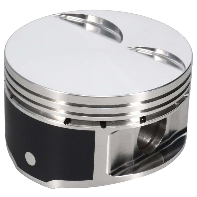 JE Pistons Piston Set, 2618, Flat Top, 3.905 Bore, 1.340 CD, 0.945, Pin Dia, Set of 8. - 194884