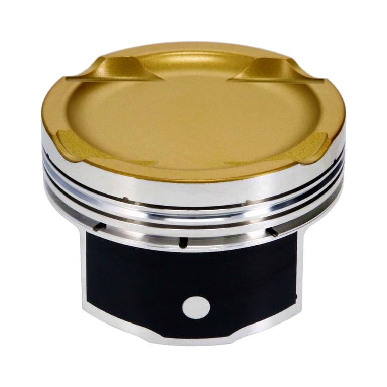 JE Pistons Piston Set, 2618, Inv Dome/Dish, 3.484 Bore, 1.432 CD, 0.866, Pin Dia, Set of 4. - 367884