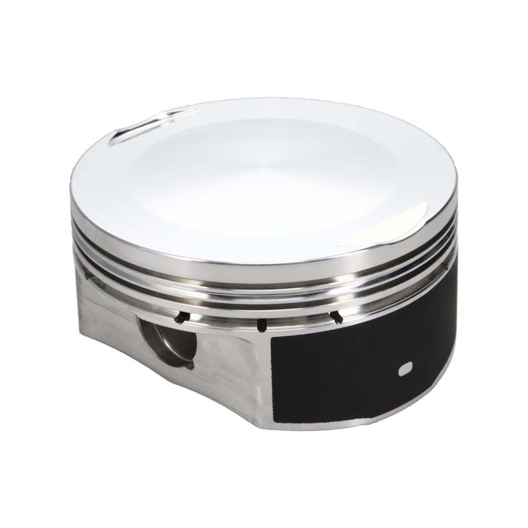 JE Pistons Piston Set, 2618, Inv Dome/Dish, 4.095 Bore, 1.210 CD, 0.927, Pin Dia, Set of 8. - 367217