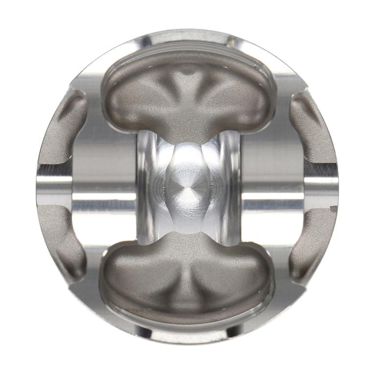 JE Pistons Piston Set, 2618, Inv Dome/Dish, 3.4252 Bore, 1.378 CD, 0.866, Pin Dia, Set of 4. - 367911