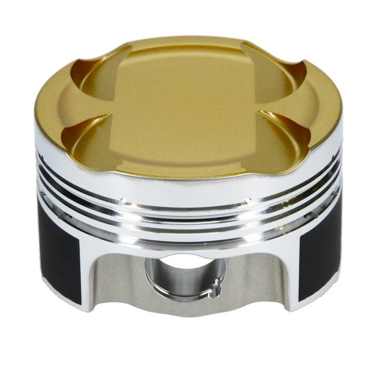 JE Pistons Piston Set, 2618, Inv Dome/Dish, 3.346 Bore, 1.367 CD, 0.866, Pin Dia, Set of 4. - 361287