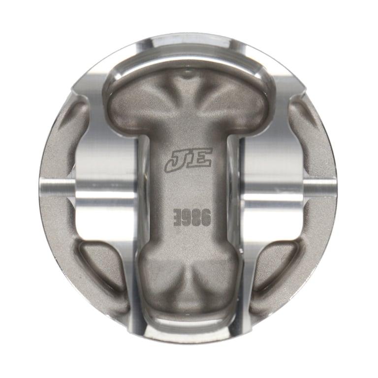 JE Pistons Piston Set, 2618, Inv Dome/Dish, 3.386 Bore, 1.130 CD, 0.866, Pin Dia, Set of 4. - 297507