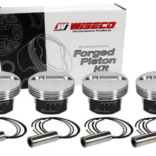 Wiseco Opel C24NE Piston Set, 96.50 mm Bore, 31.50 mm Compression Height, 0.8661 in. Pin Diameter, European, Set of 4. - KE166M965