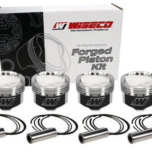 Wiseco Ford 1.6L Piston Set, 80.00 mm Bore, 1.528 in. Compression Height, 0.8124 in. Pin Diameter, European, Set of 4. - KE151M80