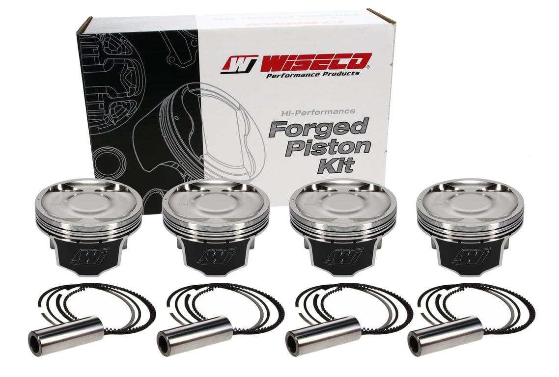 Wiseco Subaru EJ257 Piston Set, 99.55 mm Bore, 30.70 mm Compression Height, 0.9055 in. Pin Diameter, Sport Compact, Set of 4. - K598M9955AP