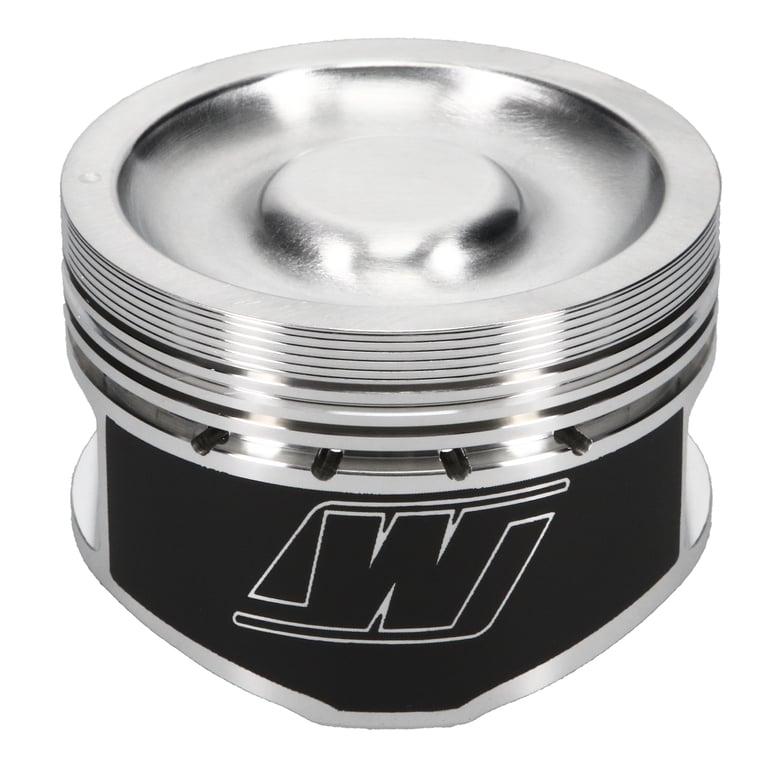 Wiseco Volkswagen AJV Piston Set, 76.50 mm Bore, 29.26 mm Compression Height, 0.6693 in. Pin Diameter, European, Set of 4. - KE254M765