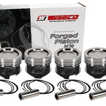 Wiseco Volvo B230A Piston Set, 96.00 mm Bore, 46.38 mm Compression Height, 0.945 in. Pin Diameter, European, Set of 4. - KE208M96