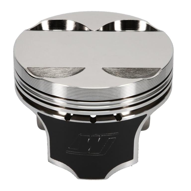 Wiseco Nissan VR38DETT Piston Set, 95.58 mm Bore, 34.30 mm Compression Height, 0.9055 in. Pin Diameter, Sport Compact, Set of 6. - K693M9558AP