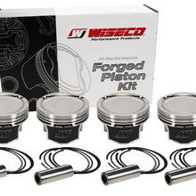 Wiseco Honda R18A Piston Set, 81.50 mm Bore, 1.132 in. Compression Height, 0.787 in. Pin Diameter, Sport Compact, Set of 4. - K672M815AP