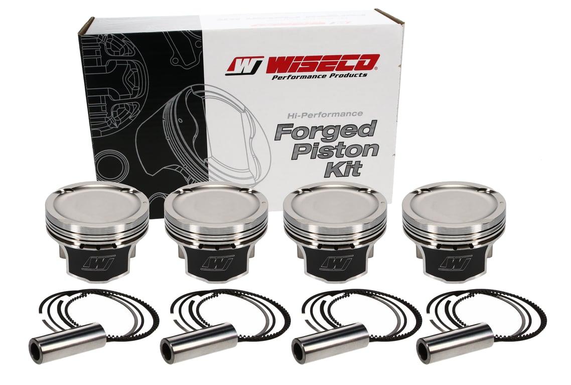 Wiseco Honda R18A Piston Set, 81.50 mm Bore, 1.132 in. Compression Height, 0.787 in. Pin Diameter, Sport Compact, Set of 4. - K672M815AP