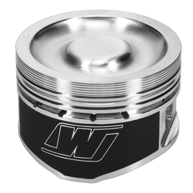 Wiseco Volkswagen 1.6L 16V Piston Set, 77.50 mm Bore, 29.27 mm Compression Height, 17.00 mm Pin Diameter, European, Set of 4. - KE255M775