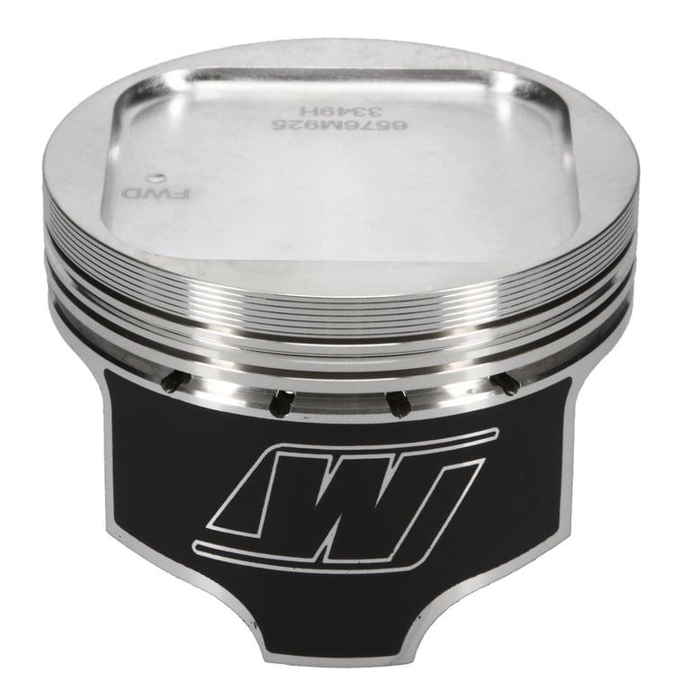 Wiseco Subaru EJ20 Piston Set, 92.50 mm Bore, 33.32 mm Compression Height, 0.9055 in. Pin Diameter, Sport Compact, Set of 4. - K576M925