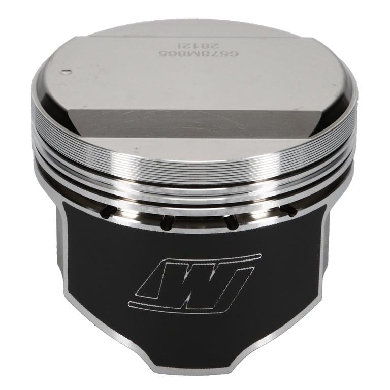 Wiseco Nissan RB25DET Piston Set, 86.50 mm Bore, 31.50 mm Compression Height, 0.827 in. Pin Diameter, Sport Compact, Set of 6. - K578M865AP