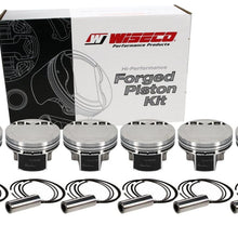 Wiseco Nissan VR38DETT Piston Set, 95.58 mm Bore, 34.30 mm Compression Height, 0.9055 in. Pin Diameter, Sport Compact, Set of 6. - K680M9558AP