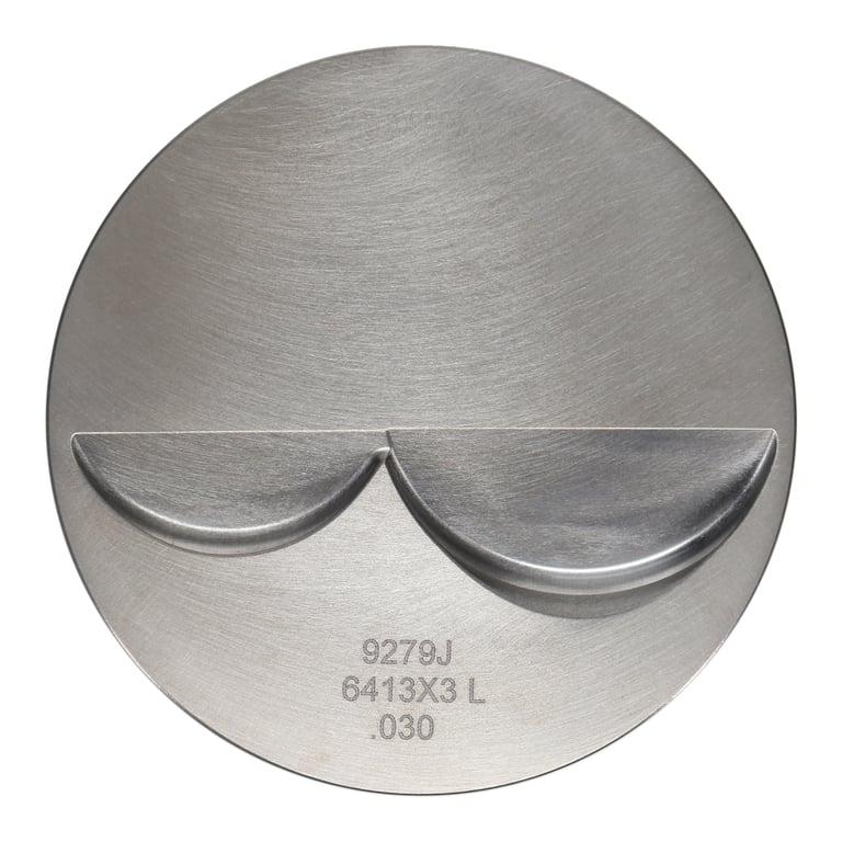 Wiseco Chevrolet Small Block Piston, 4.030 in. Bore, 1.2505 in. Compression Height, 0.927 in. Pin Diameter, Professional, Set of 1. - 6415RB3