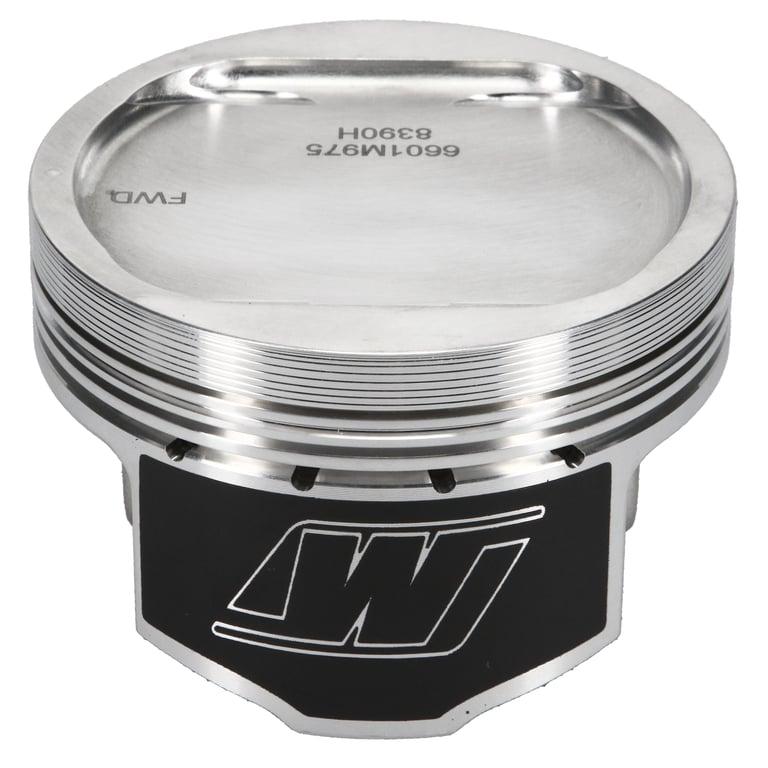 Wiseco Subaru EJ22 Piston, 97.50 mm Bore, 1.312 in. Compression Height, 0.9055 in. Pin Diameter, Sport Compact, Set of 1. - 6601M975