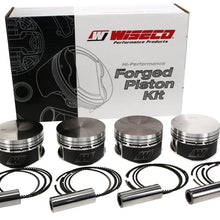 Wiseco Nissan SR20 Piston Set, 86.00 mm Bore, 32.00 mm Compression Height, 0.8661 in. Pin Diameter, Sport Compact, Set of 4. - K557M86AP