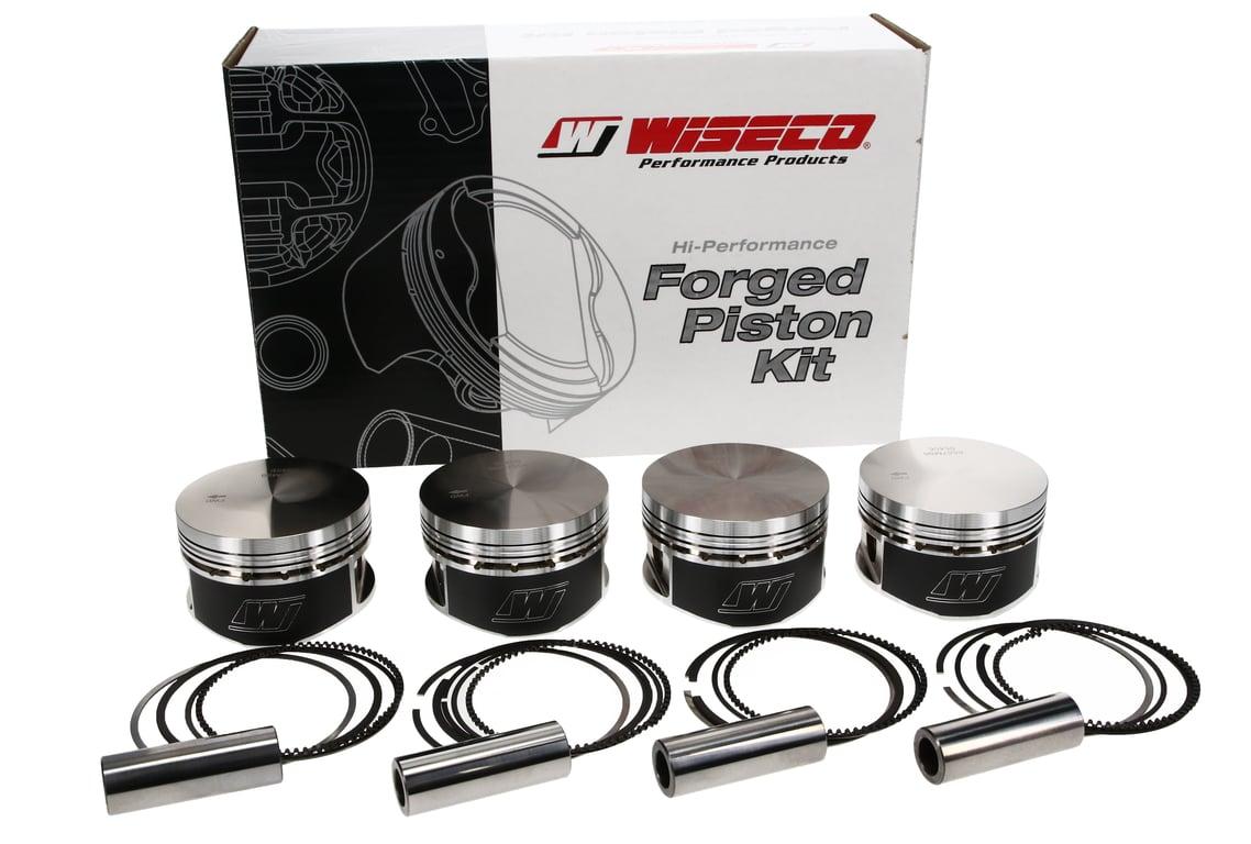 Wiseco Nissan SR20 Piston Set, 86.00 mm Bore, 32.00 mm Compression Height, 0.8661 in. Pin Diameter, Sport Compact, Set of 4. - K557M86AP