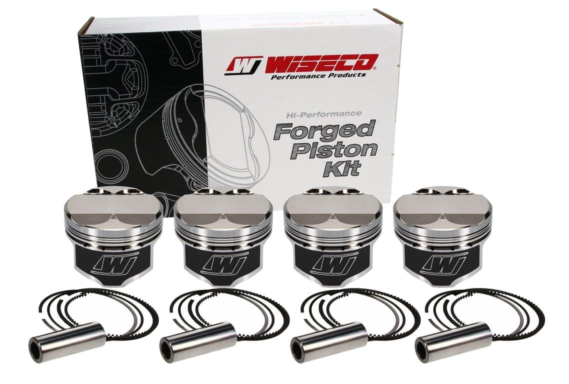 Wiseco Renault F7P Piston Set, 82.50 mm Bore, 35.50 mm Compression Height, 0.827 in. Pin Diameter, European, Set of 4. - KE174M825