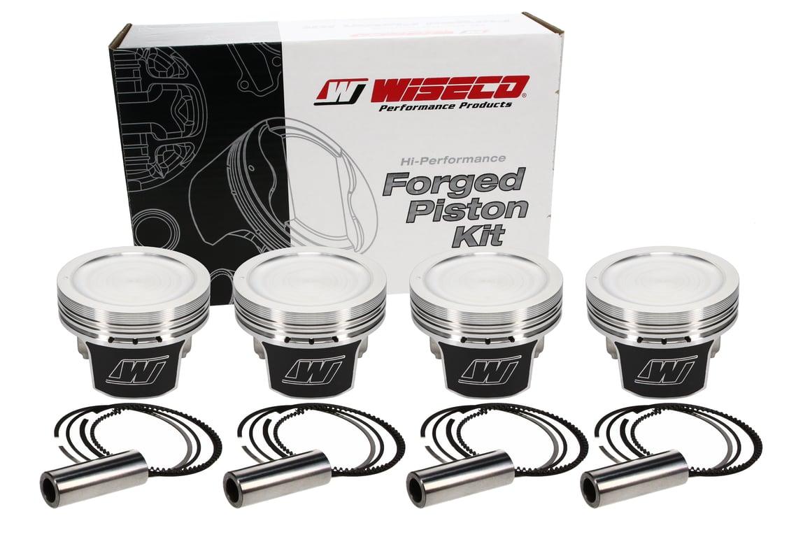 Wiseco Renault F7R Piston Set, 83.50 mm Bore, 30.70 mm Compression Height, 0.827 in. Pin Diameter, European, Set of 4. - KE178M835