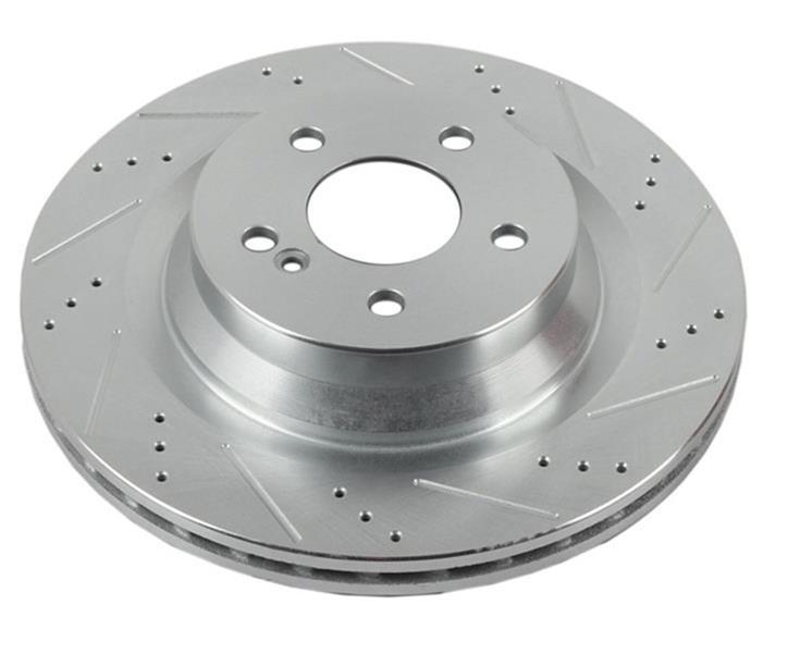 Power Stop 12-18 Mercedes-Benz CLS550 Front Left Evolution Drilled & Slotted Rotor - EBR1454XL