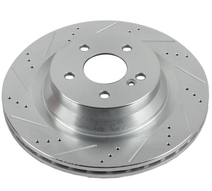 Power Stop 12-18 Mercedes-Benz CLS550 Front Right Evolution Drilled & Slotted Rotor - EBR1454XR