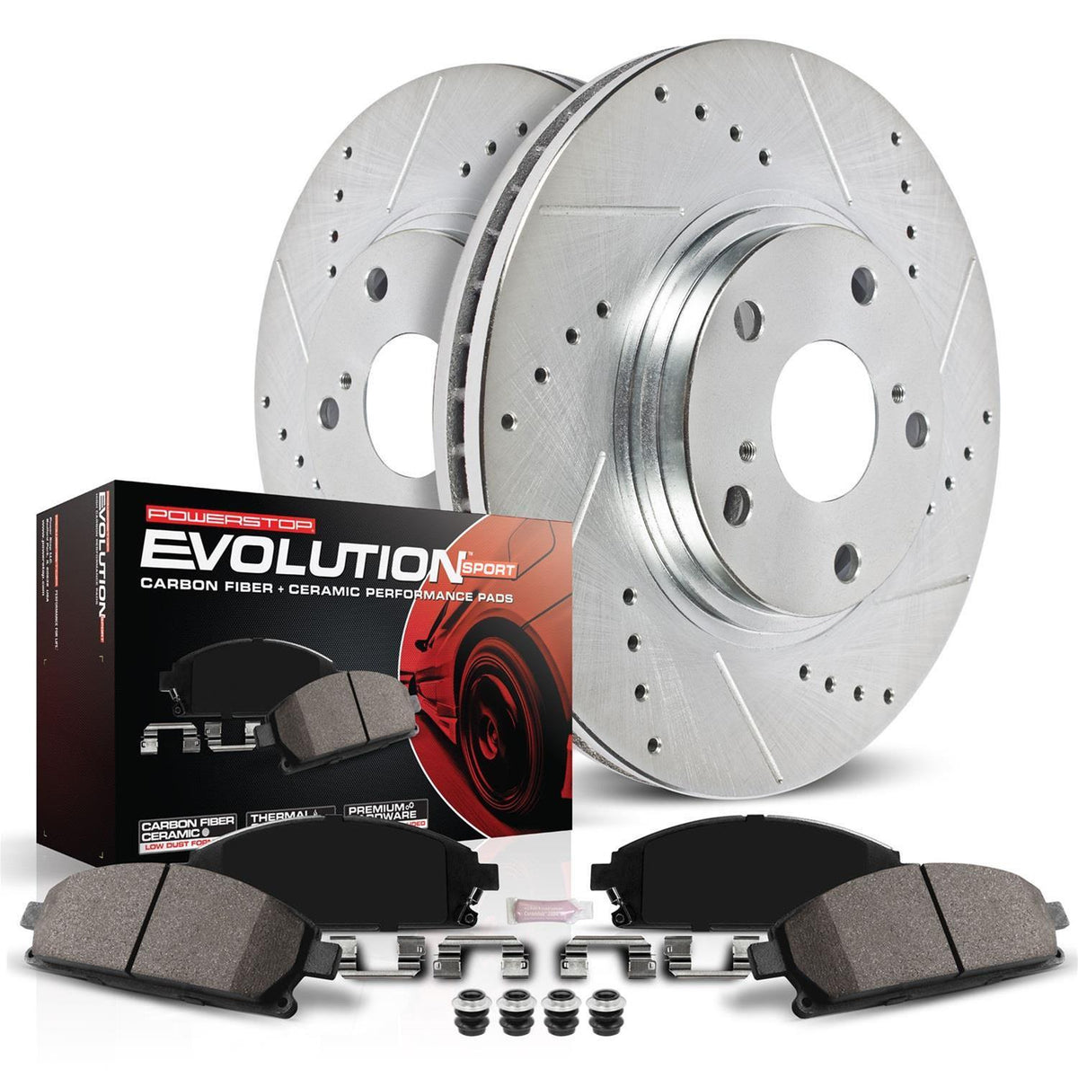 Power Stop 20-21 Ford Transit-350 Front Z23 Evolution Brake Kit - K8989