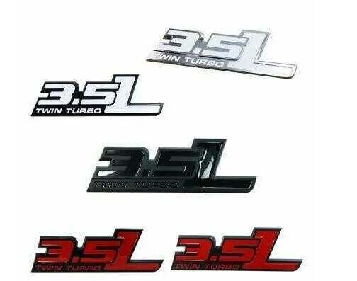 UPR Ford F150 Ecoboost 3.5L Twin Turbo Emblem Large - 3668