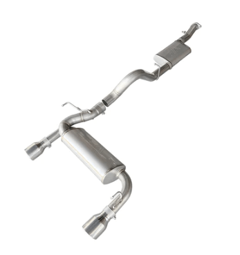 CVF Turbo-Back Exhaust System - Silver Tips (2021-2025 Bronco 2.7L) - 27BRTCBE-S