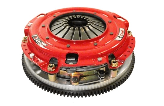McLeod Racing RXT Twin Disc Clutch Kit 1 x 23 Spline - 8 Bolt Aluminum Flywheel (2024-2026 Mustang GT / Dark Horse) - 6339825M