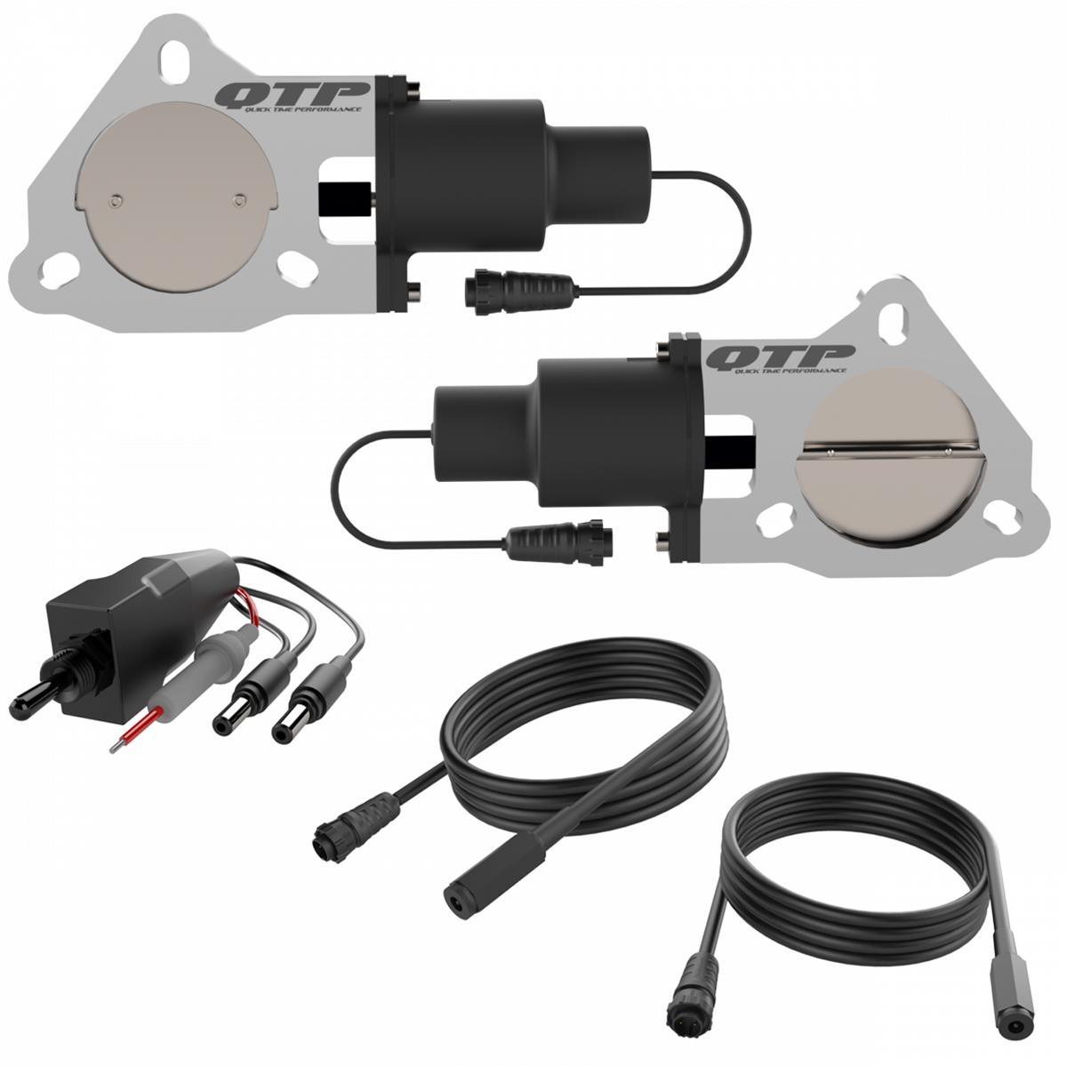 QTP Dual 3.00 Inch QTP Electric Cutout Valves - QTEC60